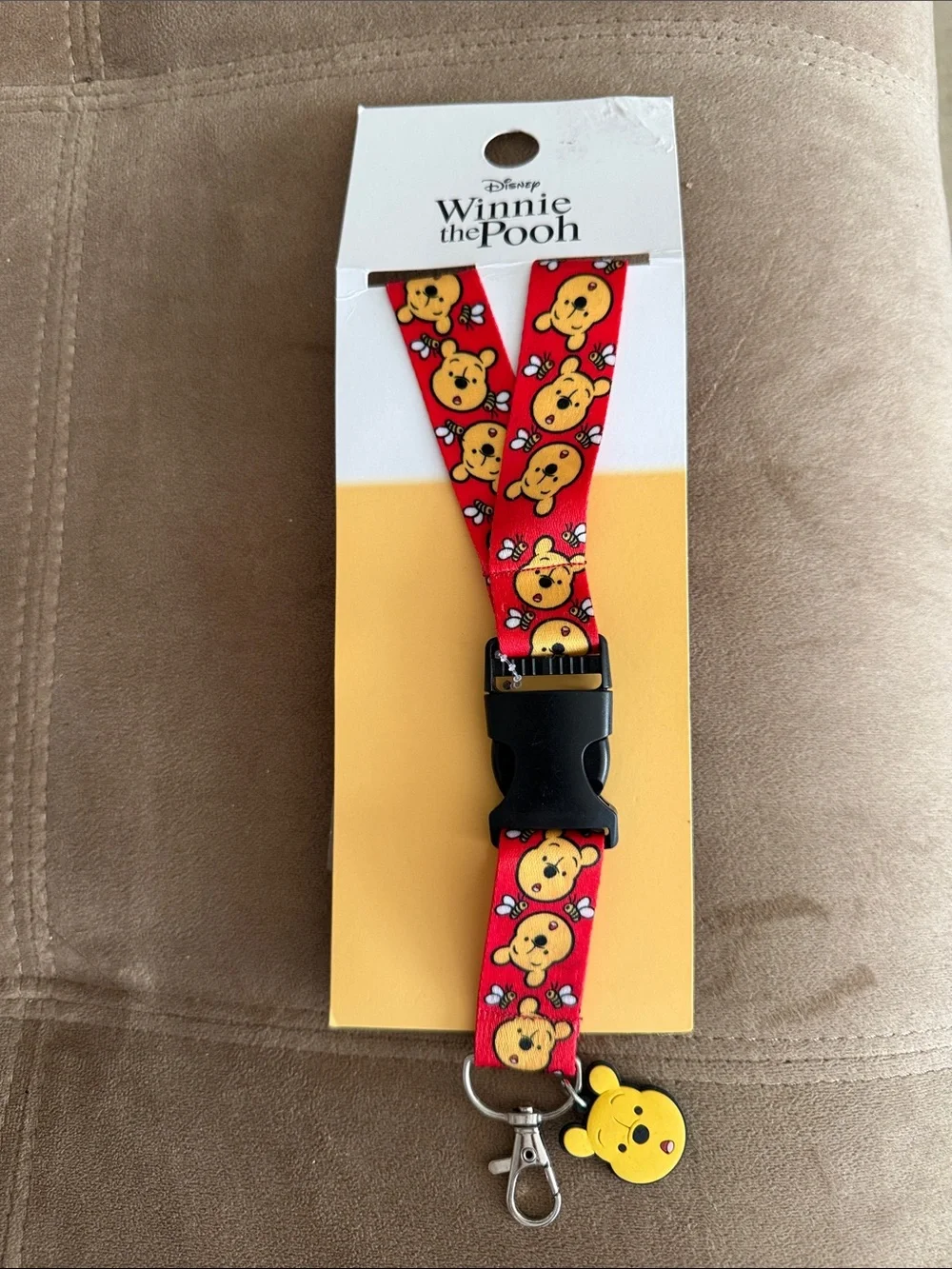 Disney Winnie the Pooh lanyard with Charm